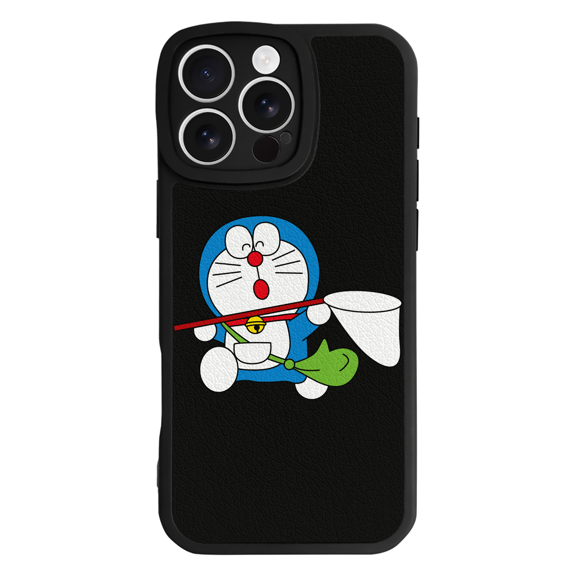 （画像用） ドラえもん Doraemon 【iPhone 16シリーズ対応】シリコンスマホケース（レザー調） 材質：シリコン
